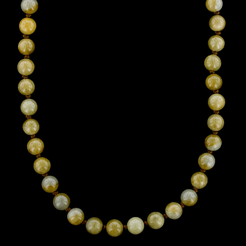 Burmese Honey Jadeite Necklace