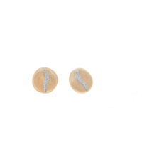 Jaipur 18K Yellow Gold Diamond Swirl Stud Earrings, yellow gold, Long's Jewelers