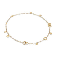 Jaipur 18K Yellow Gold Disc Charm Necklace, Gold, Long's Jewelers