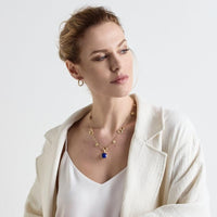 Marco Bicego Jaipur 18K Yellow Gold Lapis Pendant