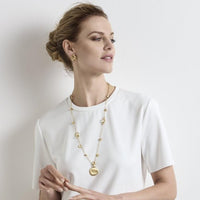 Marco Bicego Jaipur 18K Yellow Gold Large Disc Pendant