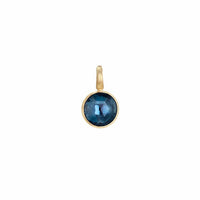 Jaipur 18K Yellow Gold London Blue Topaz Pendant, Gold, Long's Jewelers