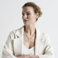 Marco Bicego Jaipur 18K Yellow Gold Small Pave Diamond Disc Pendant