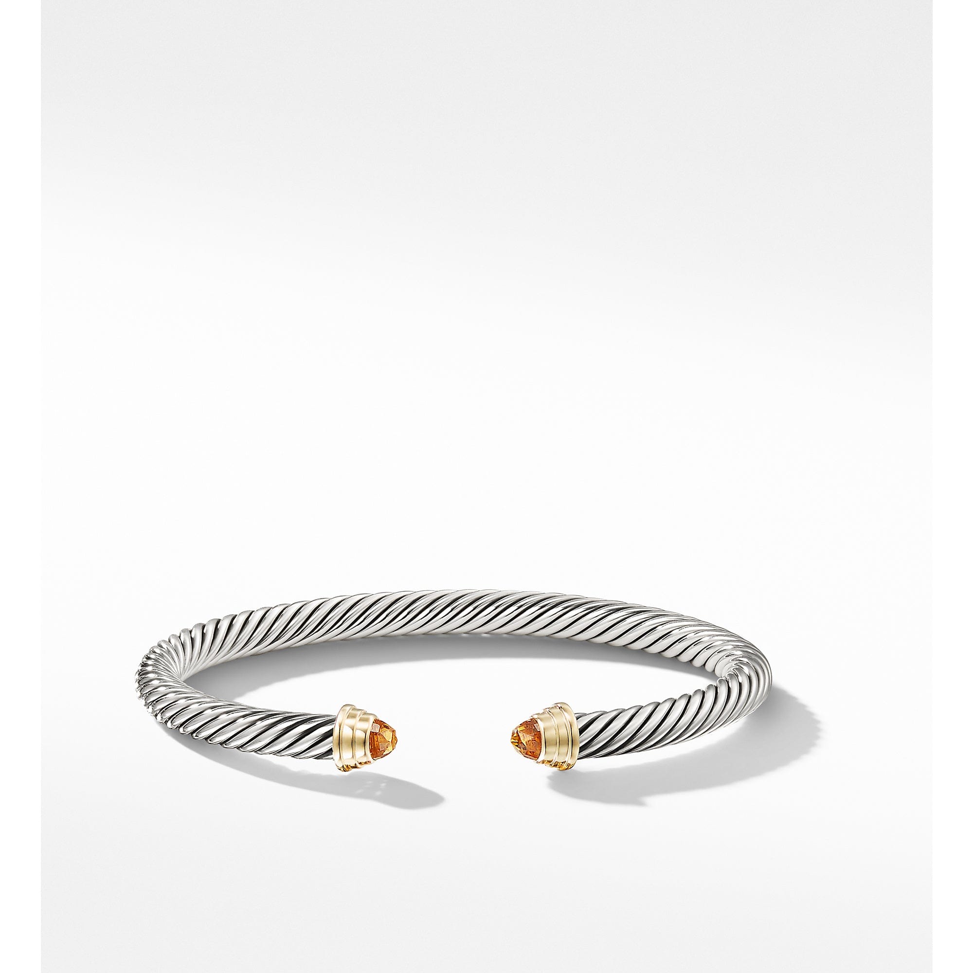 Cable Kids® Birthstone Bracelet with Citrine and 14K Gold, 4mm