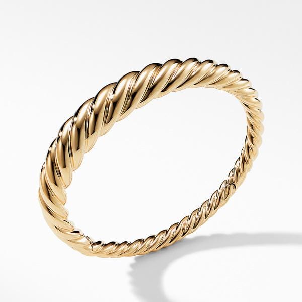 Pure Form Cable Bracelet in 18K Gold, 9.5mm