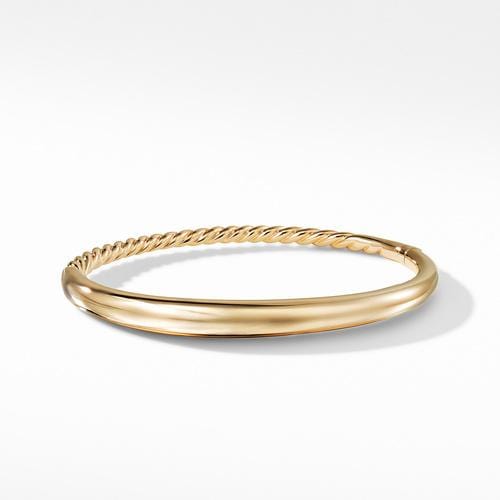Pure Form Smooth Bracelet in 18K Gold, 6.5mm