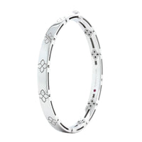 Roberto Coin 18K White Gold Verona Bangle Bracelet
