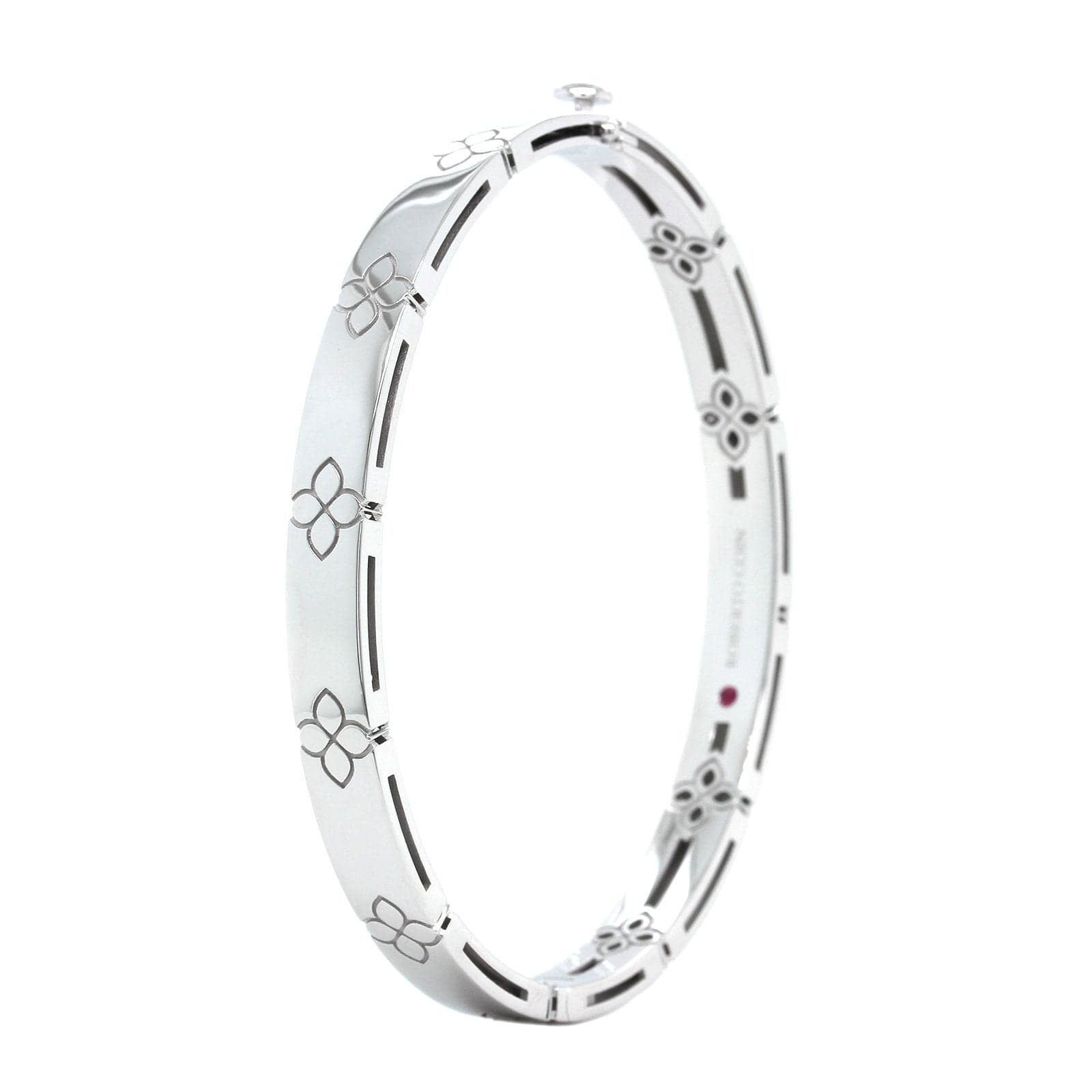 Roberto Coin 18K White Gold Verona Bangle Bracelet
