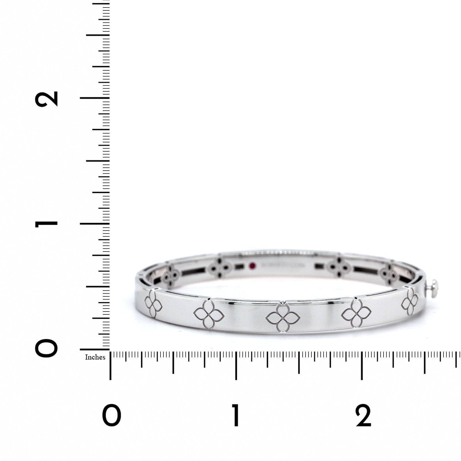 Roberto Coin 18K White Gold Verona Bangle Bracelet