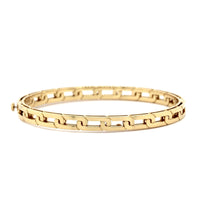 18K Yellow Gold Navarra Bangle Bracelet