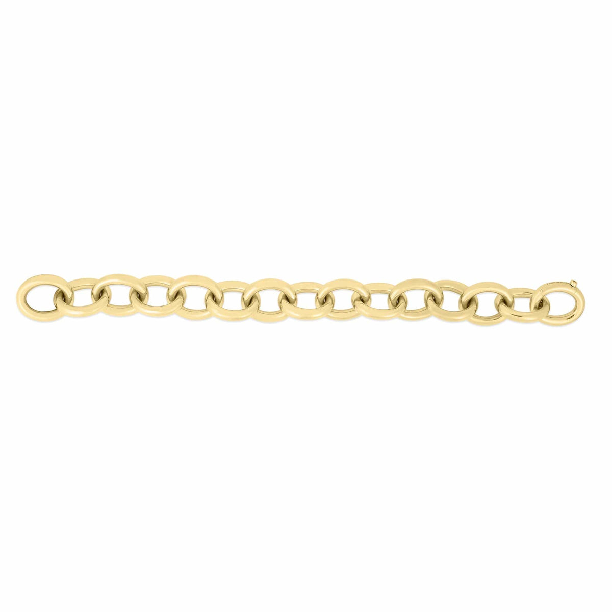 Roberto Coin 18K Yellow Gold Round Rolo Link Bracelet
