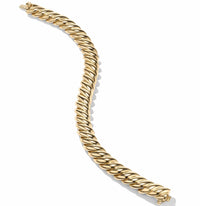 Sculpted Cable Bracelet in 18K Yellow Gold