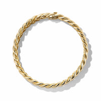 Sculpted Cable Bracelet in 18K Yellow Gold
