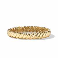 Sculpted Cable Bracelet in 18K Yellow Gold