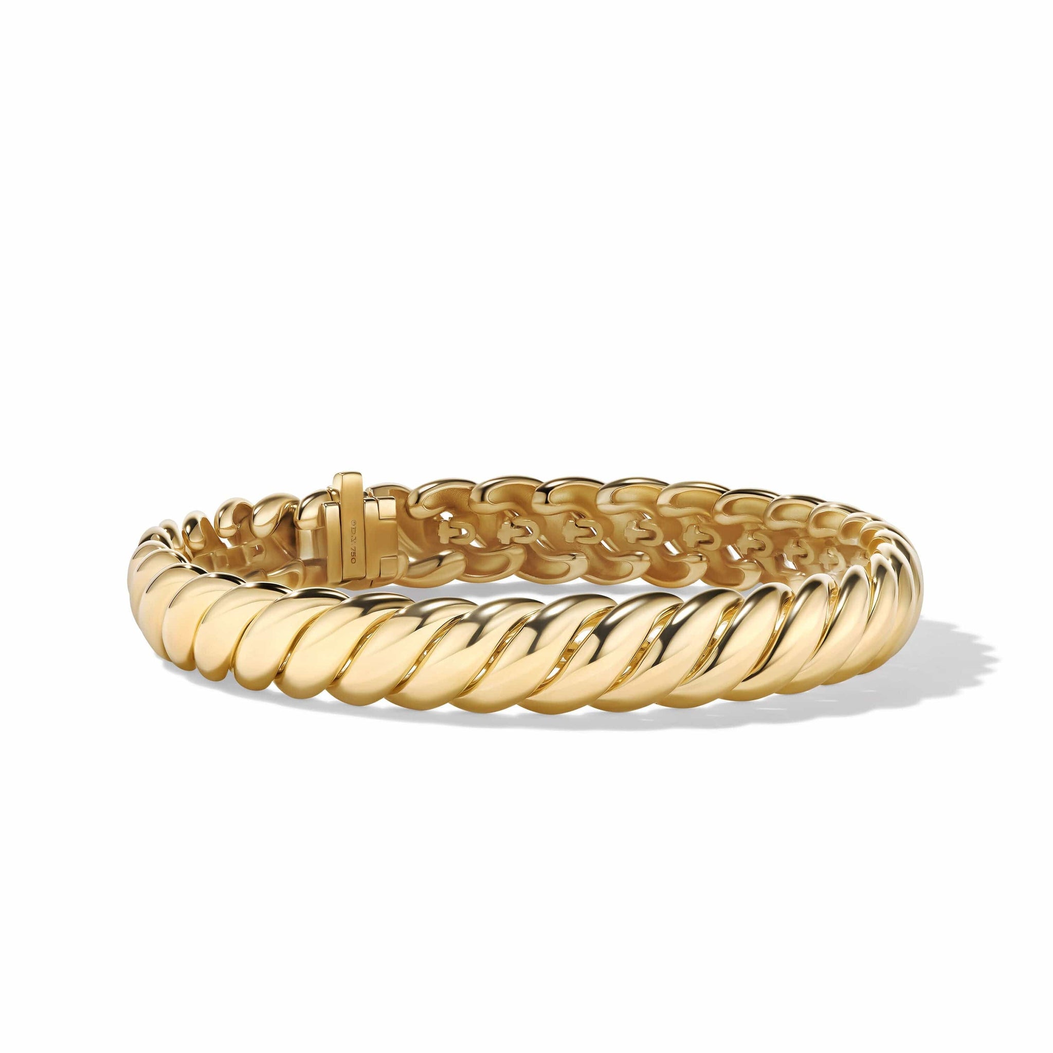Sculpted Cable Bracelet in 18K Yellow Gold