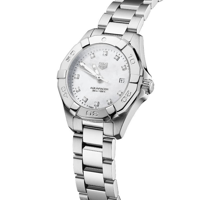 Tag Heuer Sterling Silver Aquaracer Quartz WBD1414.BA0741