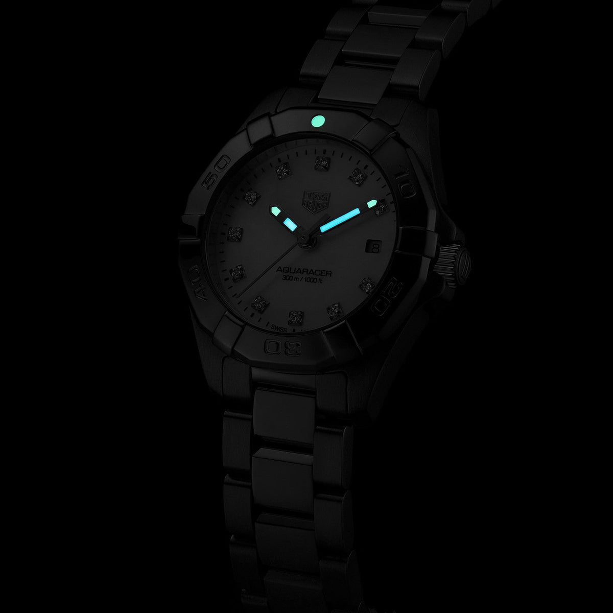 Tag Heuer Sterling Silver Aquaracer Quartz WBD1414.BA0741