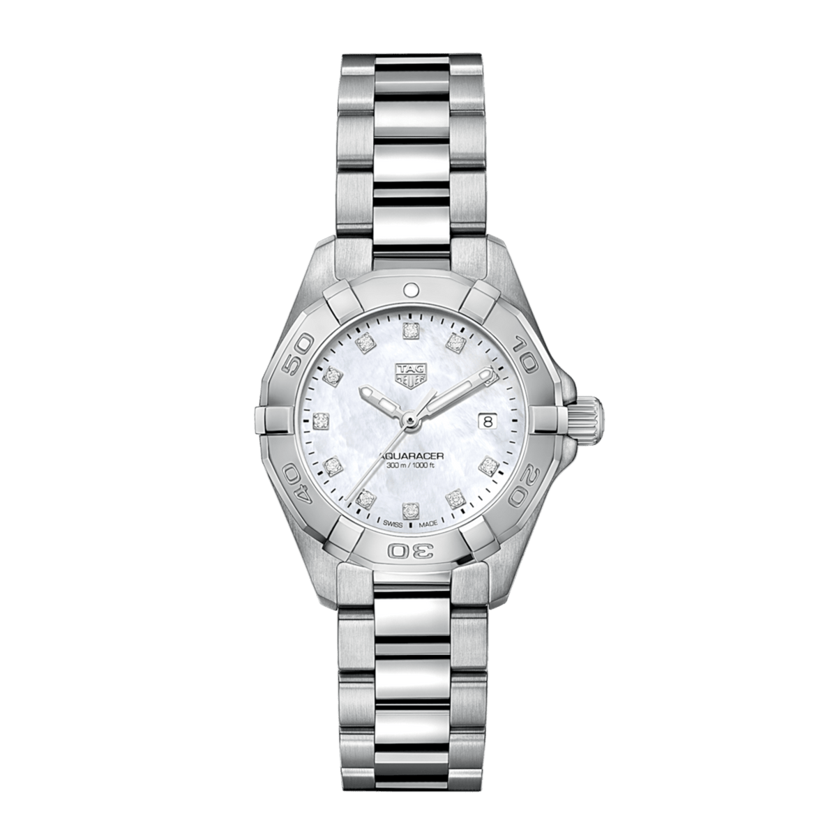 Tag Heuer Sterling Silver Aquaracer Quartz WBD1414.BA0741