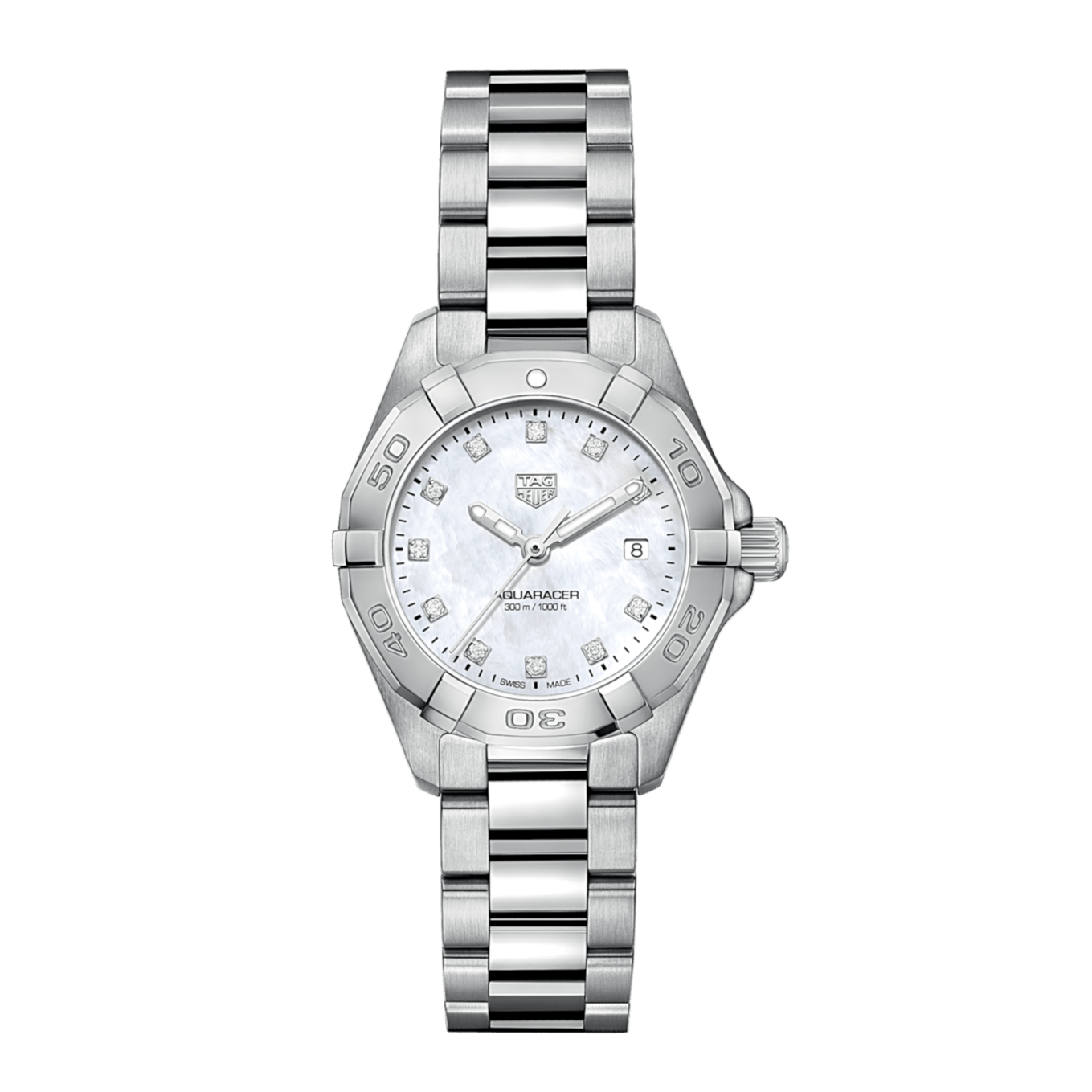 Tag Heuer Sterling Silver Aquaracer Quartz WBD1414.BA0741