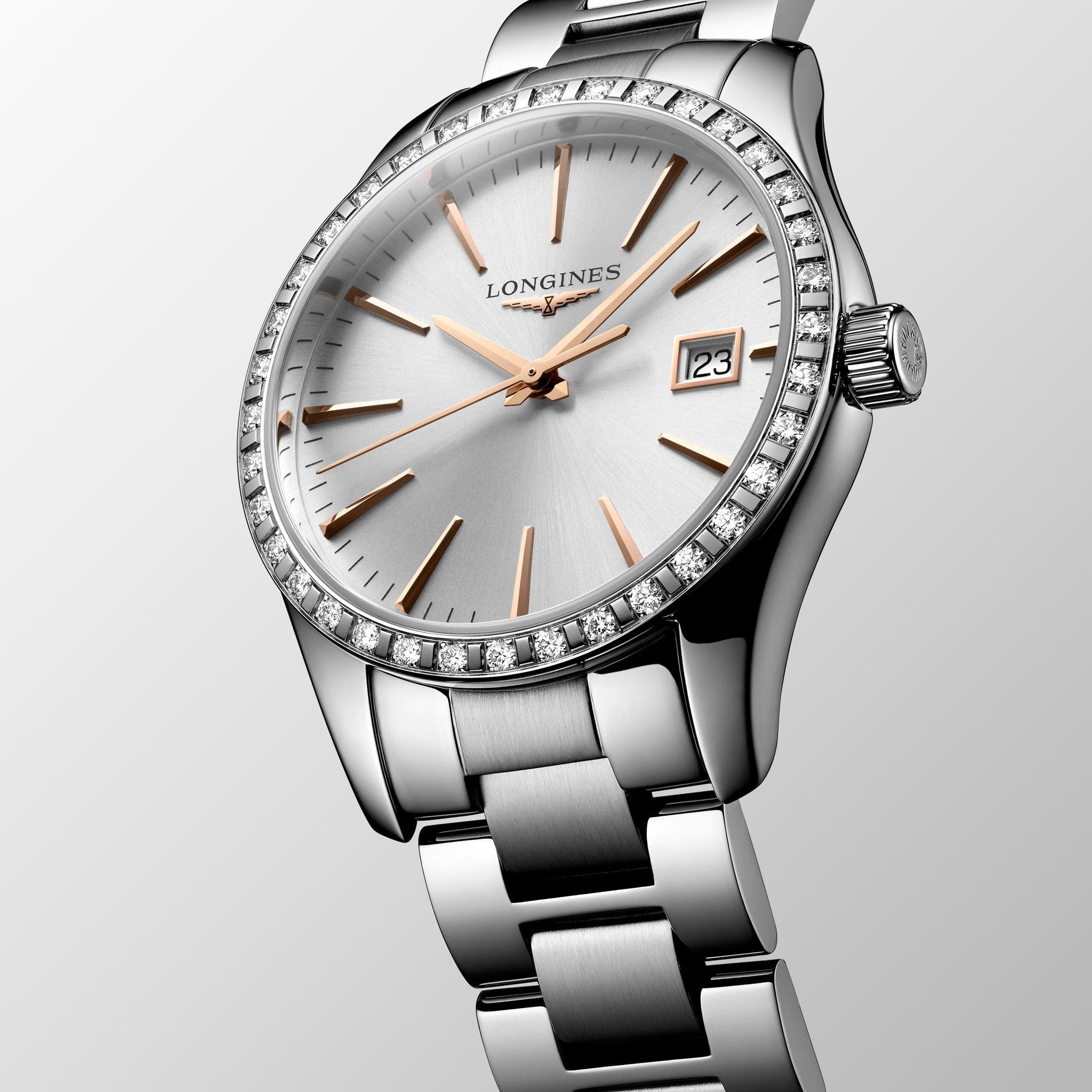Conquest Classic 34mm Stainless Steel, Long's Jewelers