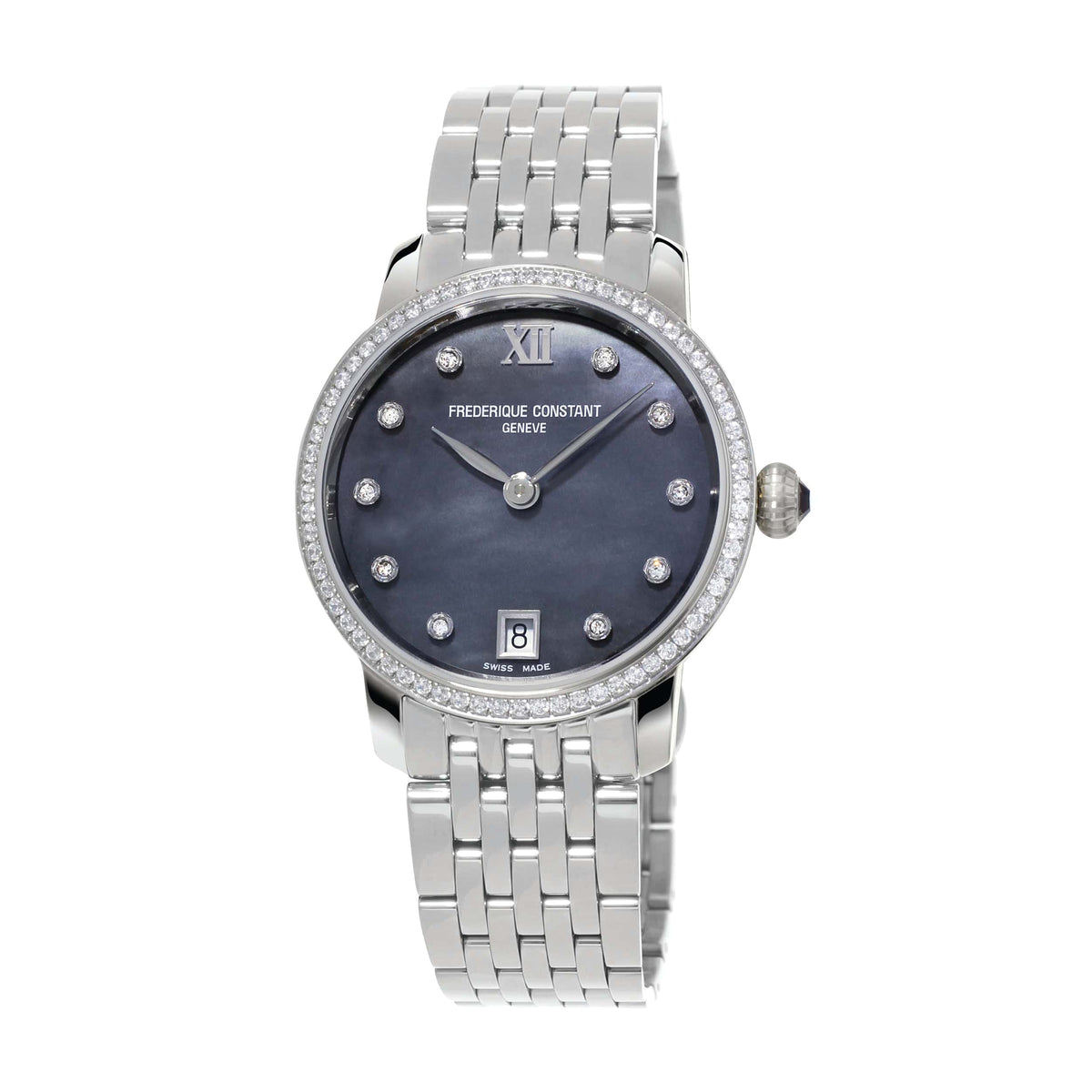 Slim Line Quartz Stainless Steel, Longs Jewelers