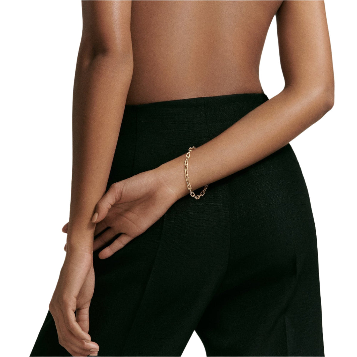 DY Madison Bold Bracelet in 18K Gold, 6mm