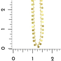 18K Yellow Gold Dotted Bracelet