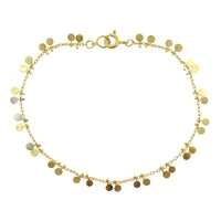 18K Tri-Color Dotted Bracelet
