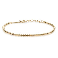14K Yellow Gold Bead Bracelet
