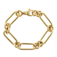 18K Yellow Gold Oro Classic Link Bracelet