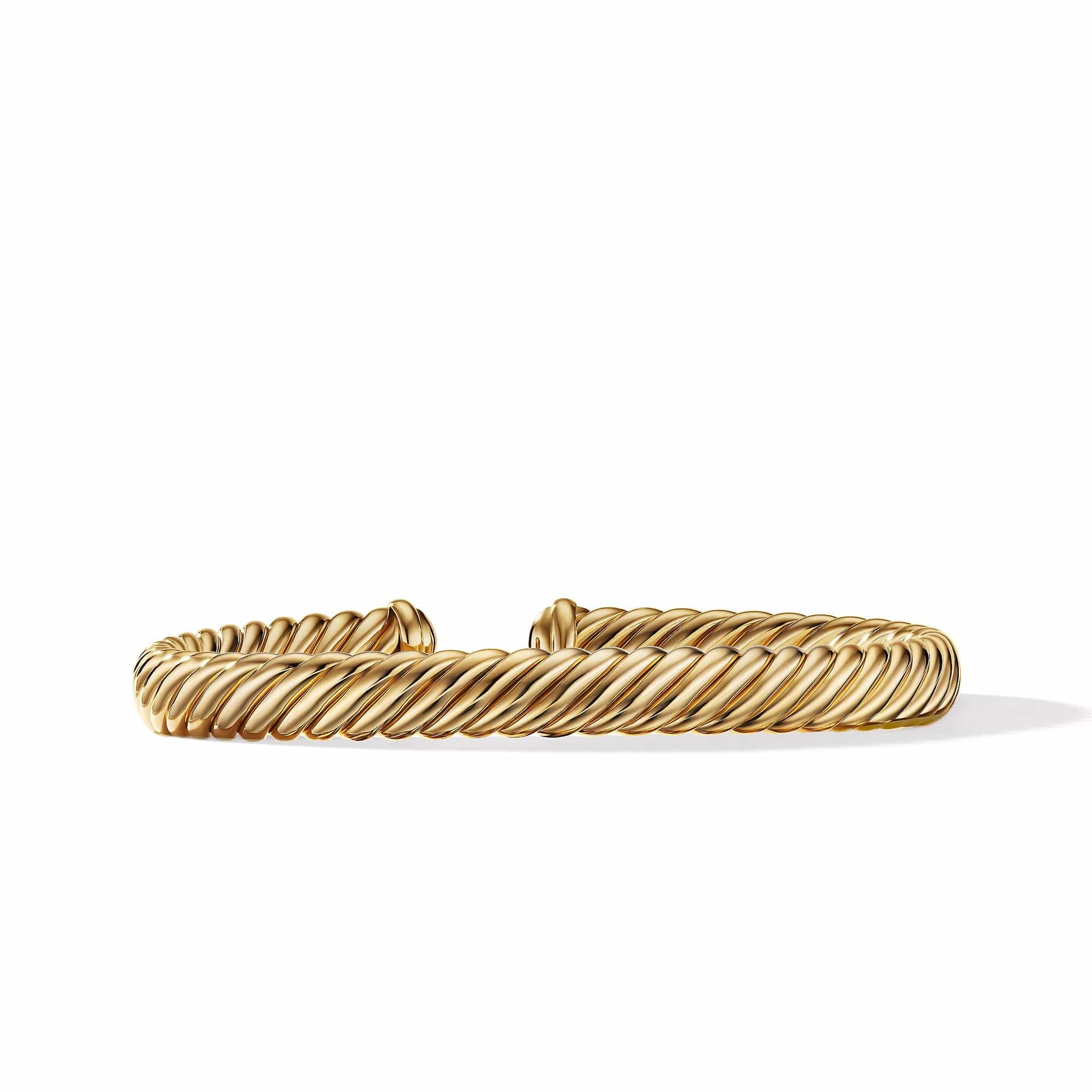 Cablespira® Oval Bracelet in 18K Yellow Gold, Long's Jewelers