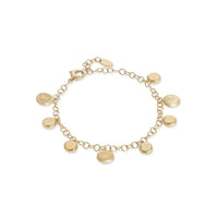 Jaipur 18K Yellow Gold Dangle Disc Bracelet, yellow gold, Long's Jewelers