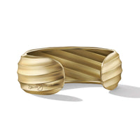 Cable Edge™ Cuff Bracelet in Recycled 18K Yellow Gold