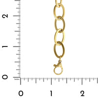 18K Yellow Gold Oval Link Bracelet, 18k yellow gold, Long's Jewelers