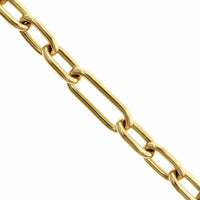 18K Yellow Gold Square Link Bracelet, 18k yellow gold, Long's Jewelers