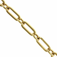 18K Yellow Gold Square Link Bracelet, 18k yellow gold, Long's Jewelers