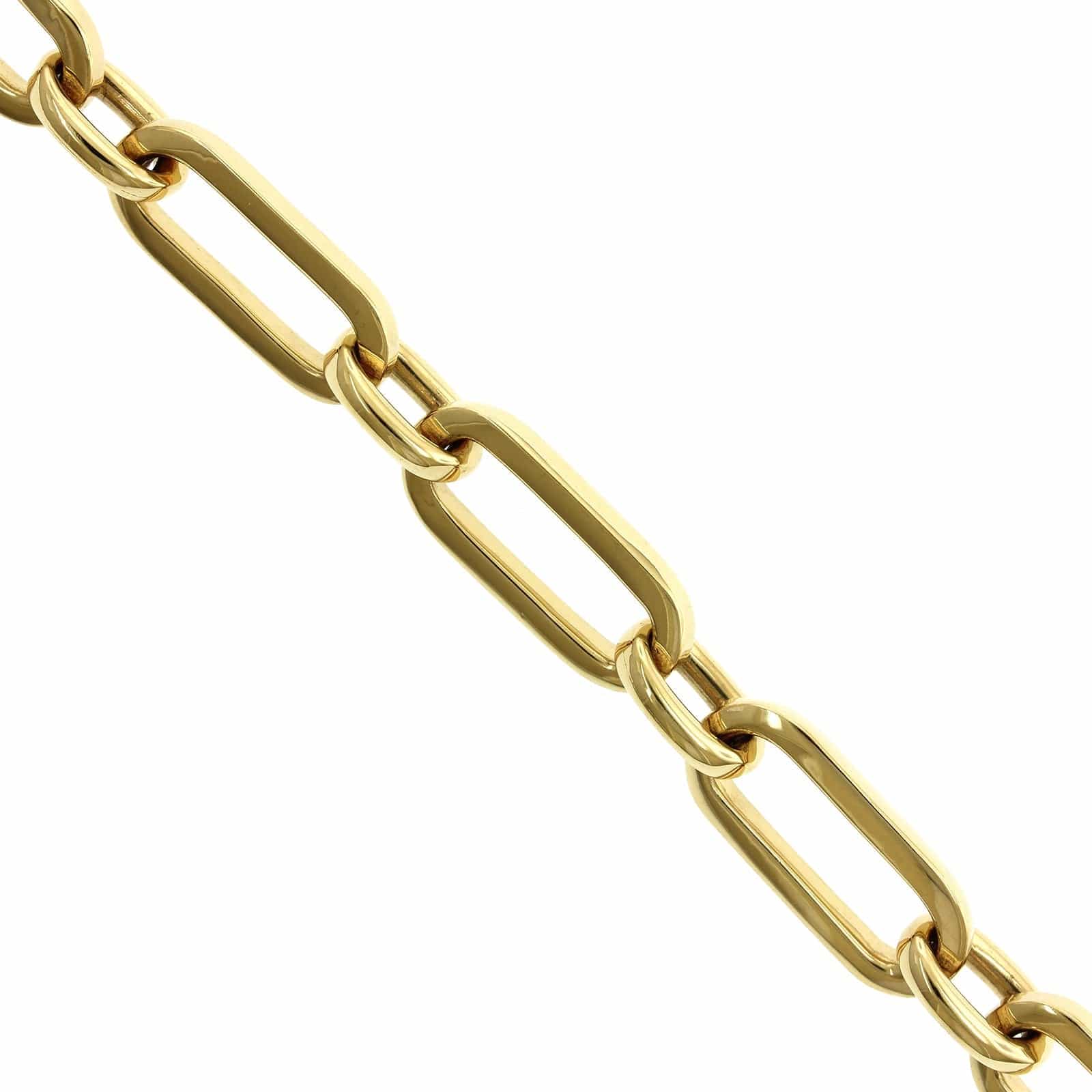 18K Yellow Gold Square Link Bracelet, 18k yellow gold, Long's Jewelers