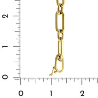 18K Yellow Gold Square Link Bracelet, 18k yellow gold, Long's Jewelers