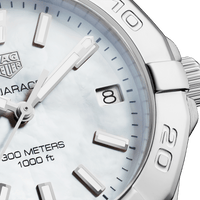 TAG Heuer Aquaracer Quartz Ladies Mother of Pearl Steel Watch