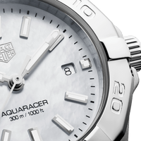 TAG Heuer Aquaracer Quartz Ladies Mother of Pearl Steel Watch WBD1411.BA0741