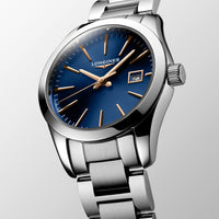 Conquest Classic 29mm Blue Dial Stainless Steel, Long's Jewelers