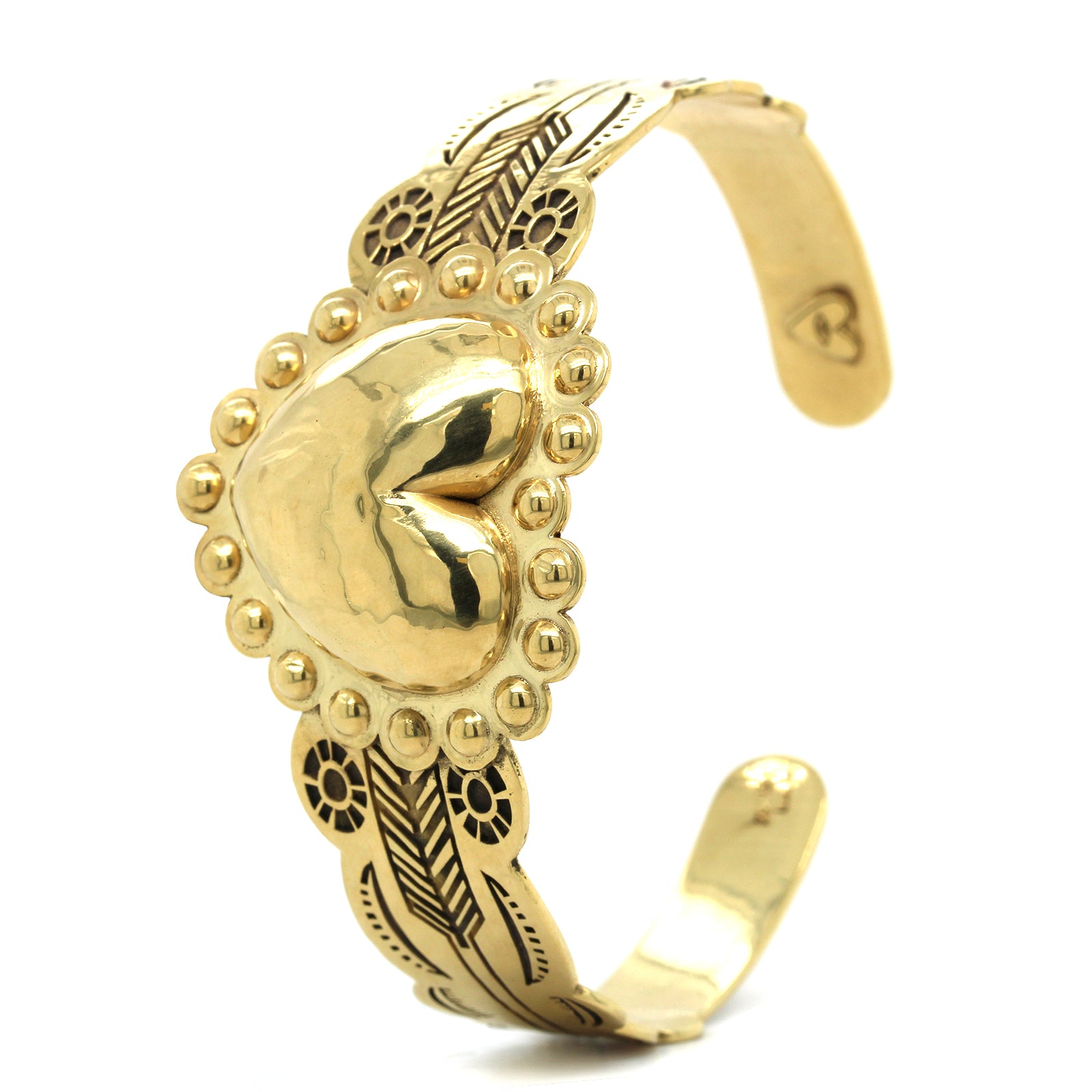 18K Yellow Gold Native Collection Cuff Bracelet
