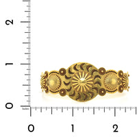Christina Alexiou 18K Yellow Gold Native Collection Swirl Cuff Bracelet