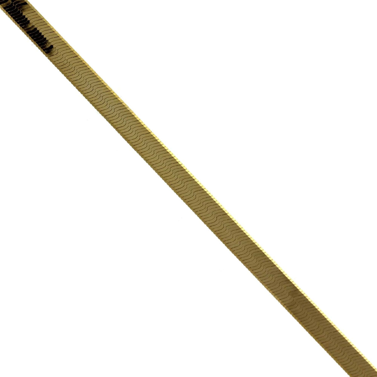 14K Yellow Gold Herringbone Bracelet
