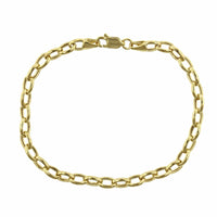 14K Yellow Gold Rolo Bracelet