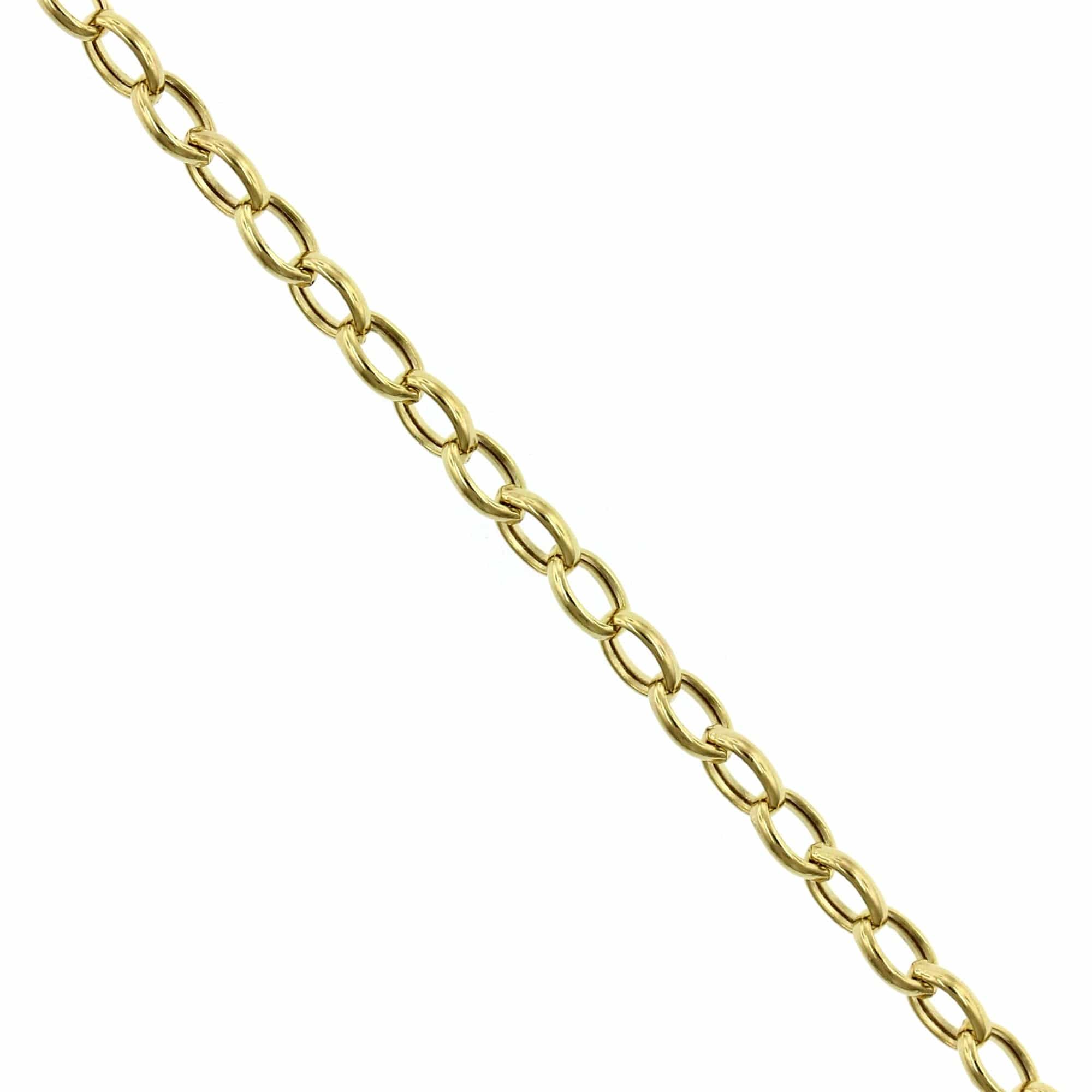 14K Yellow Gold Rolo Bracelet
