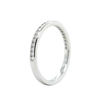 18K White Gold Diamond Channel Set Wedding Ring