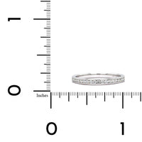 18K White Gold Diamond Channel Set Wedding Ring