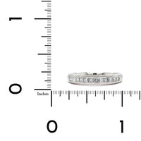 Platinum Channel Set Diamond Band
