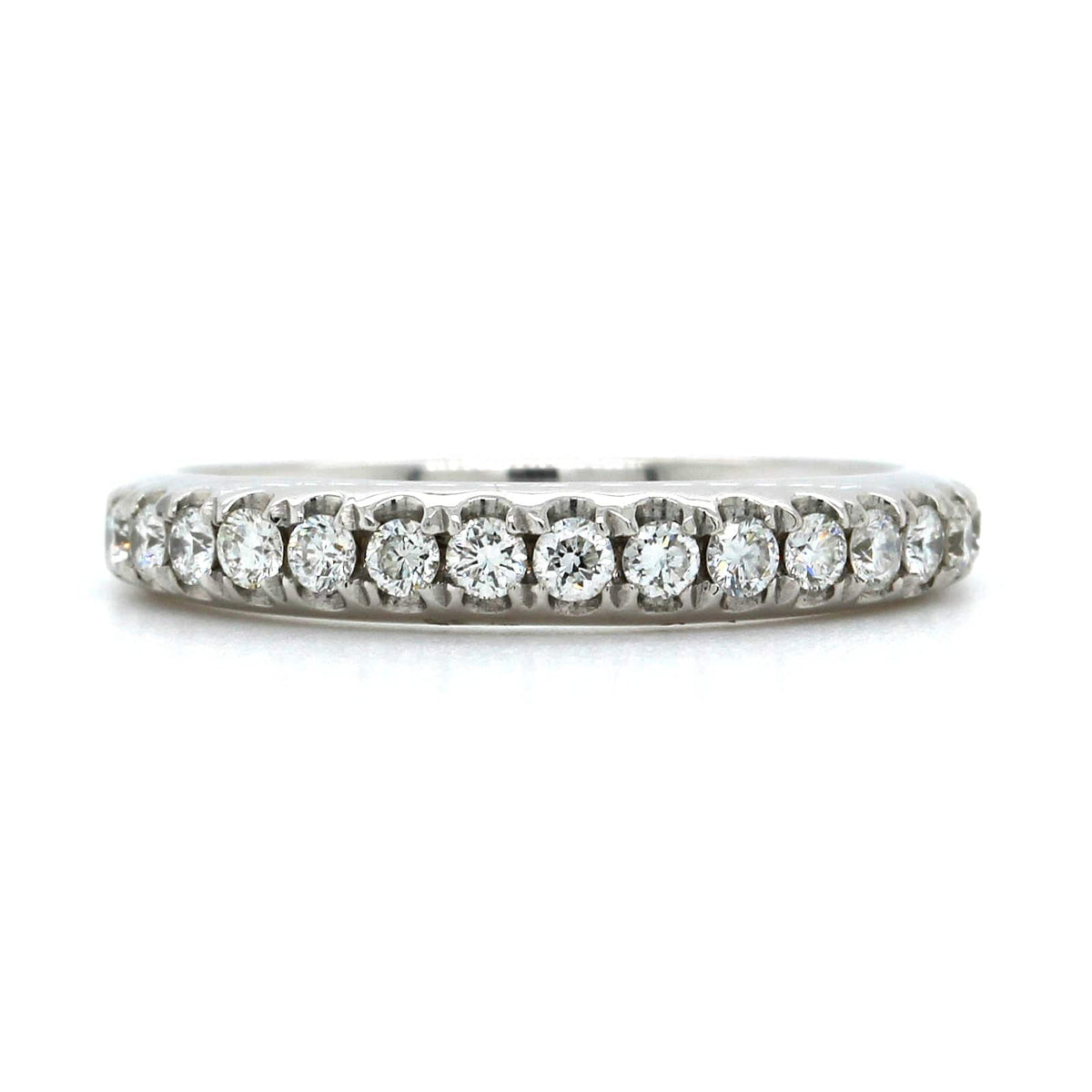 14K Yellow Gold Prong Set Diamond Band